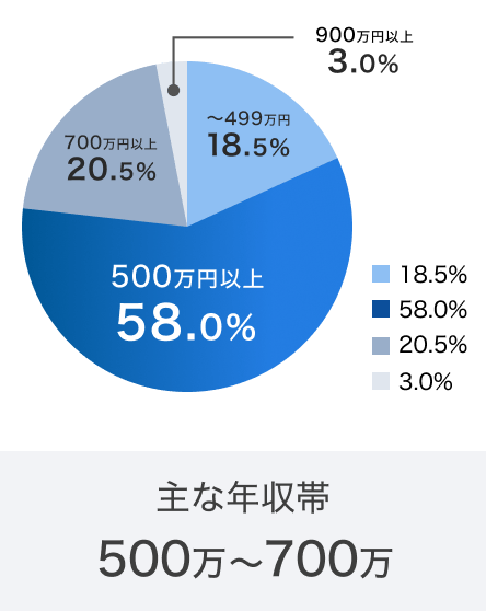 年収帯データ